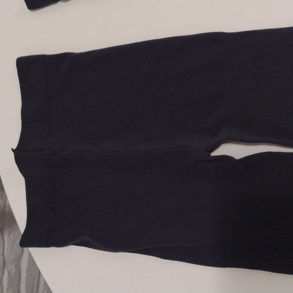 NEW Set of Two Thick Opaque Dark Charcoal Gray Footed Tights Size Small - Picture 2 of 13